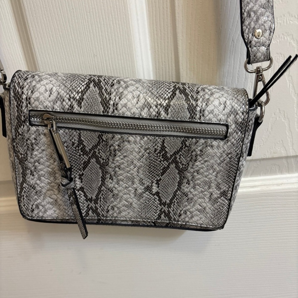 Snake print Crossbody Bag Faux Leather